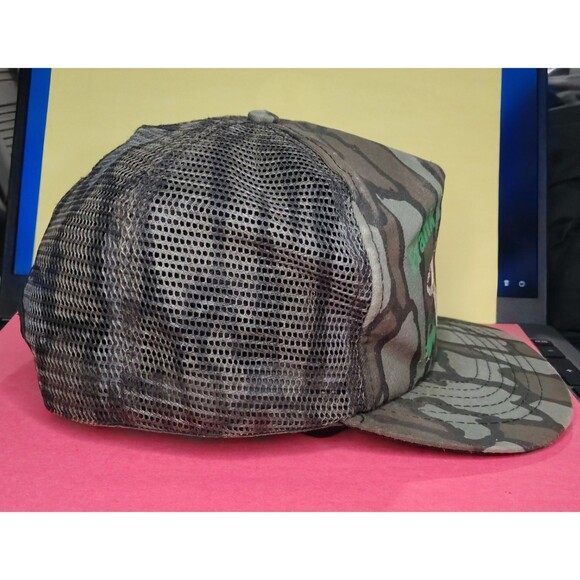 Vintage Frank J Upchurch Hat Cap Snap Back Camouflage Mesh Trucker Duck Mens 80s - Picture 11 of 16